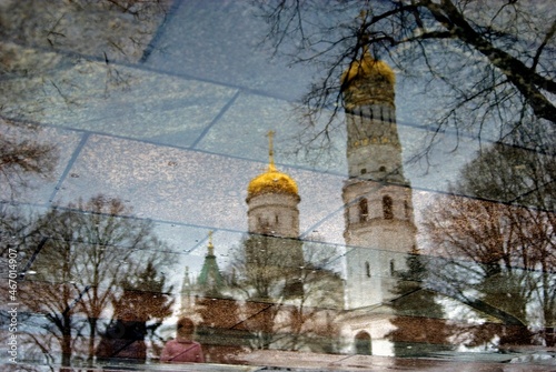 Moscow Kremlin architecture, acient church 