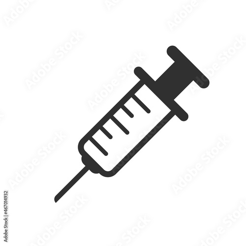 Medical icon vector. Syringe icon medicine drug. Syringe. Professional, pixel perfect icon