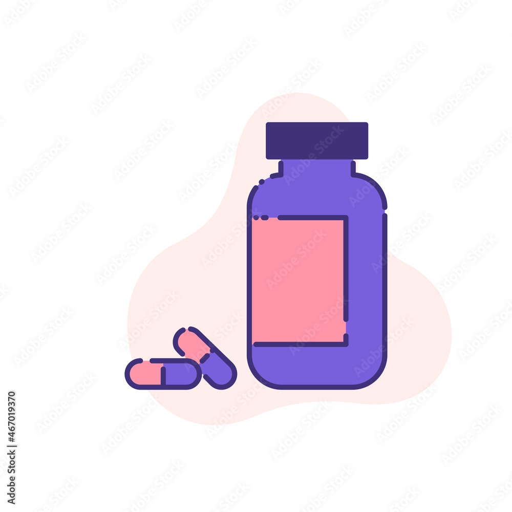 pills are prohibited single flat line icon isolated on white. Perfect outline symbol Prevention Coronavirus Covid 19 pandemic banner. flat design warning without medicine drugs free pills are prohibited single flat line icon isolated on white. Perfect outline symbol Prevention Coronavirus Covid 19 pandemic banner. flat design warning without medicine drugs free