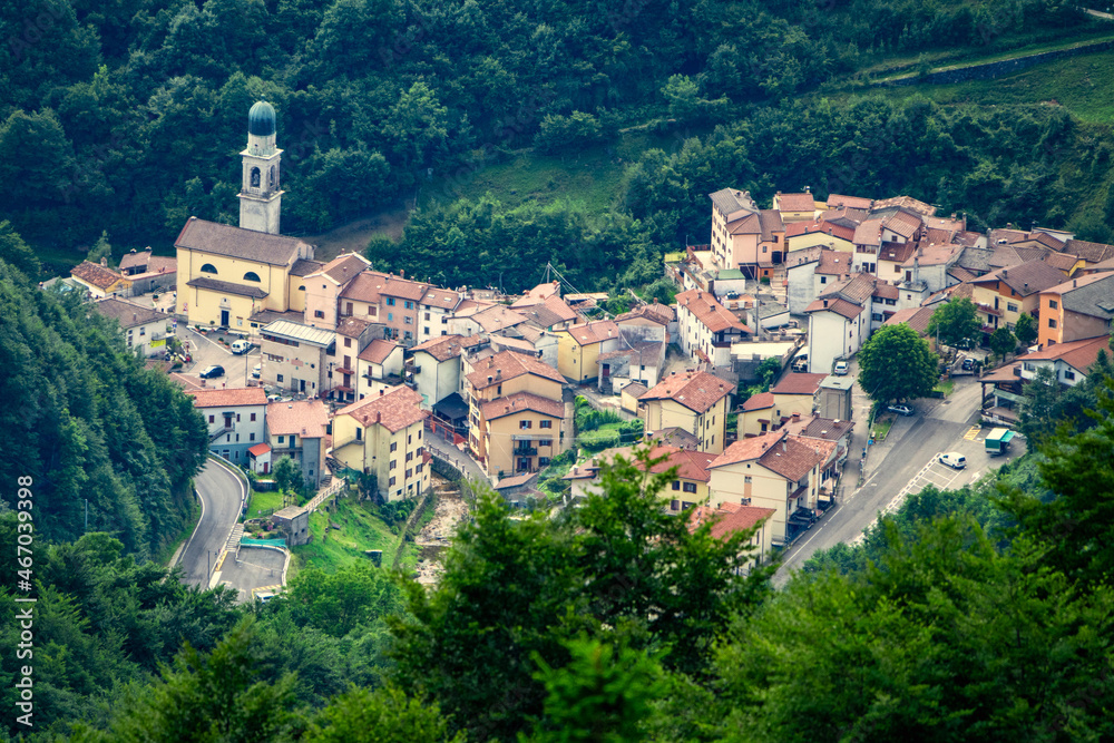 village of Giazza near Verona, Italy