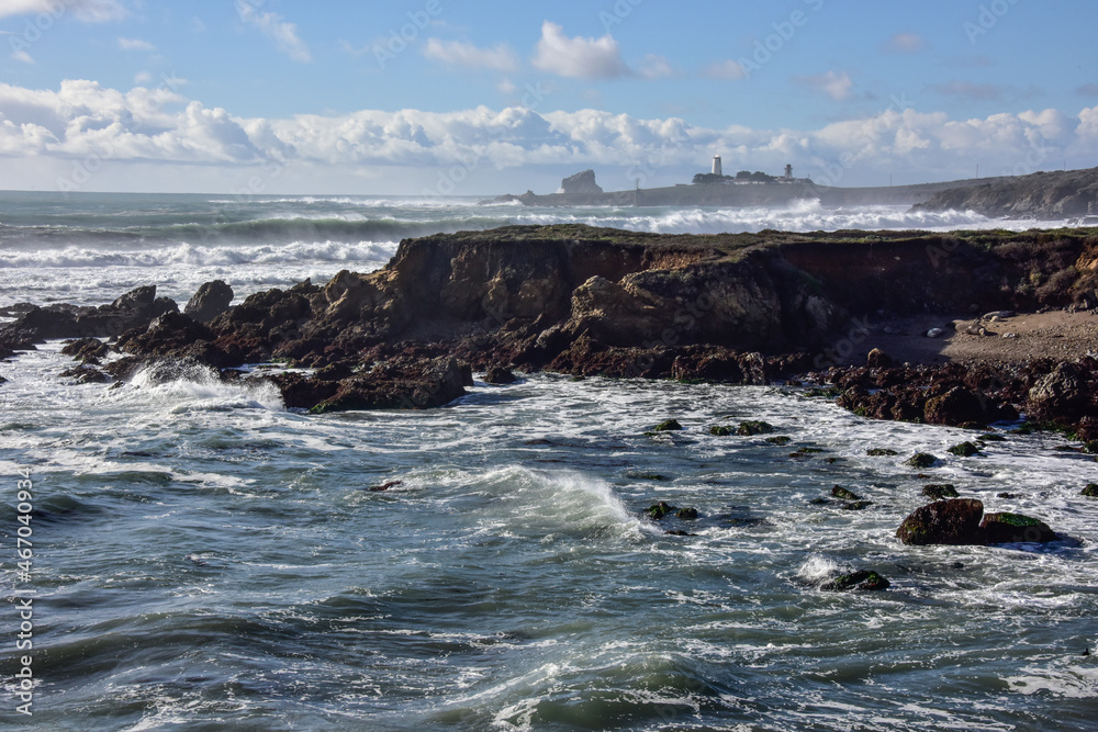 Piedras Blancas Lighthouse Near San Simeon, California