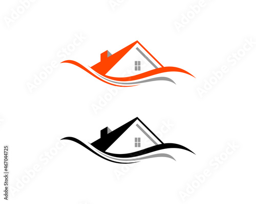 Real Estate Logo, House Logo Design Template Vector Illustration