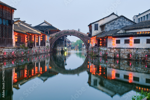 Nanxun ancient town scenic in Huzhou city Zhejiang province, China. photo