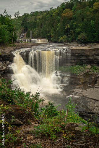 Trenton Falls Located in Barneveld, New York Which Opens Only Two Day in May and Twio Day In September a Year. photo