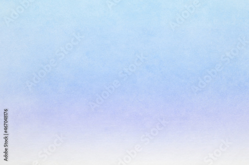 Plain washi paper background dyed in modern colors. Japanese paper texture with blue and white color gradient. 