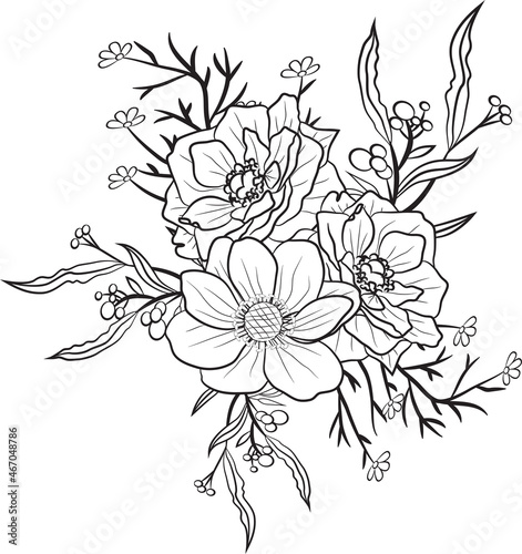 Fototapeta Naklejka Na Ścianę i Meble -  Date-Flower-Floral-Arrangement