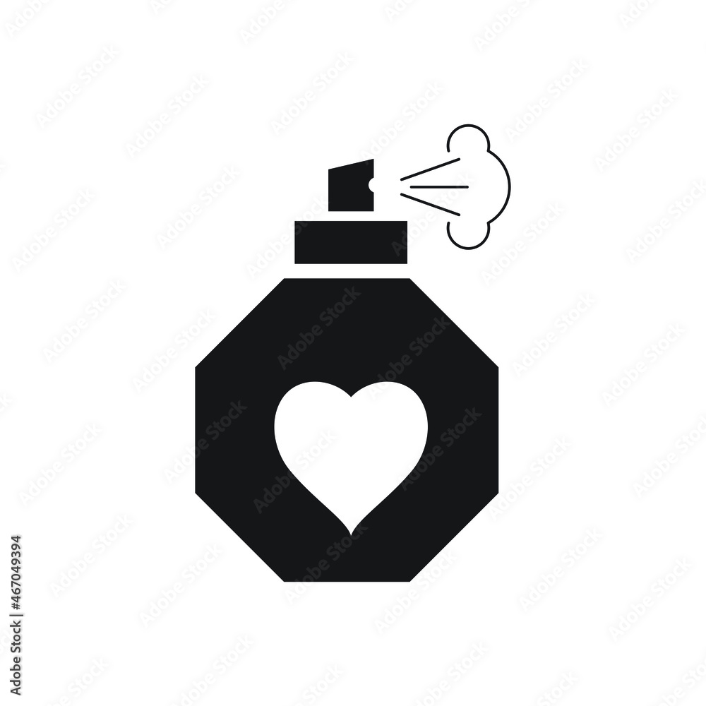 Perfume icon design isolated on white background Perfume icon design isolated on white background