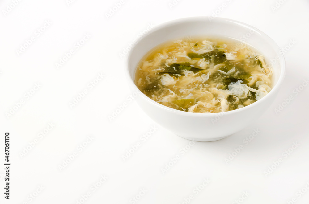 玉子とワカメの中華風スープ 玉子とワカメの中華風スープ