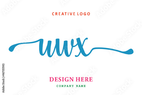 UWX lettering logo is simple, easy to understand and authoritative