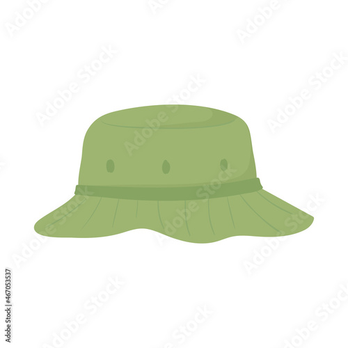 green bucket hat