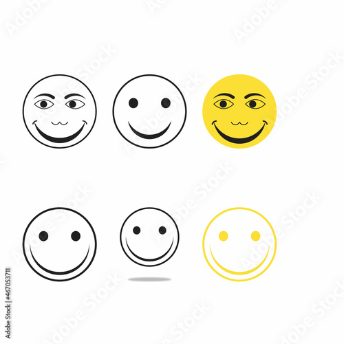 Joy Icon Logo Template Illustration