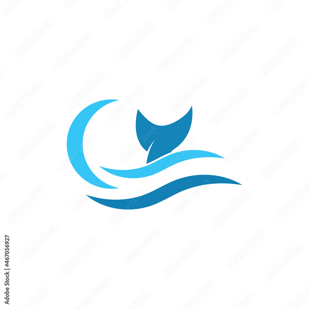 Water wave icon vector Water wave icon vector