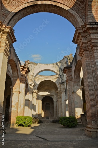 ancient ruins of a church in central america © Monica