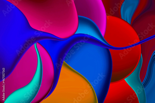 Abstract modern shape and color design background, Gradient colorful abstract background