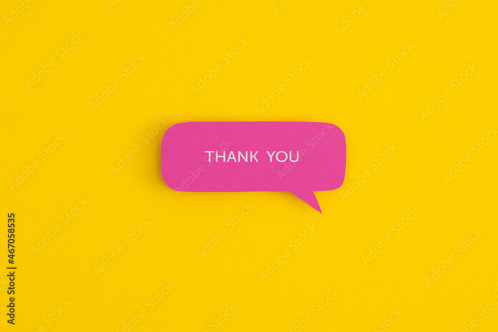 Paper speech bubbles with the word Paper speech bubbles with the word