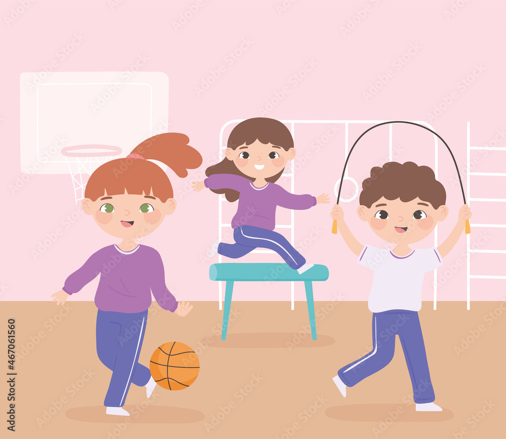 kids sports characters