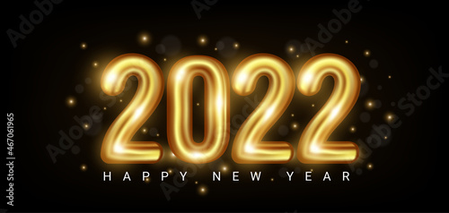 happy new year 2022 design illustration