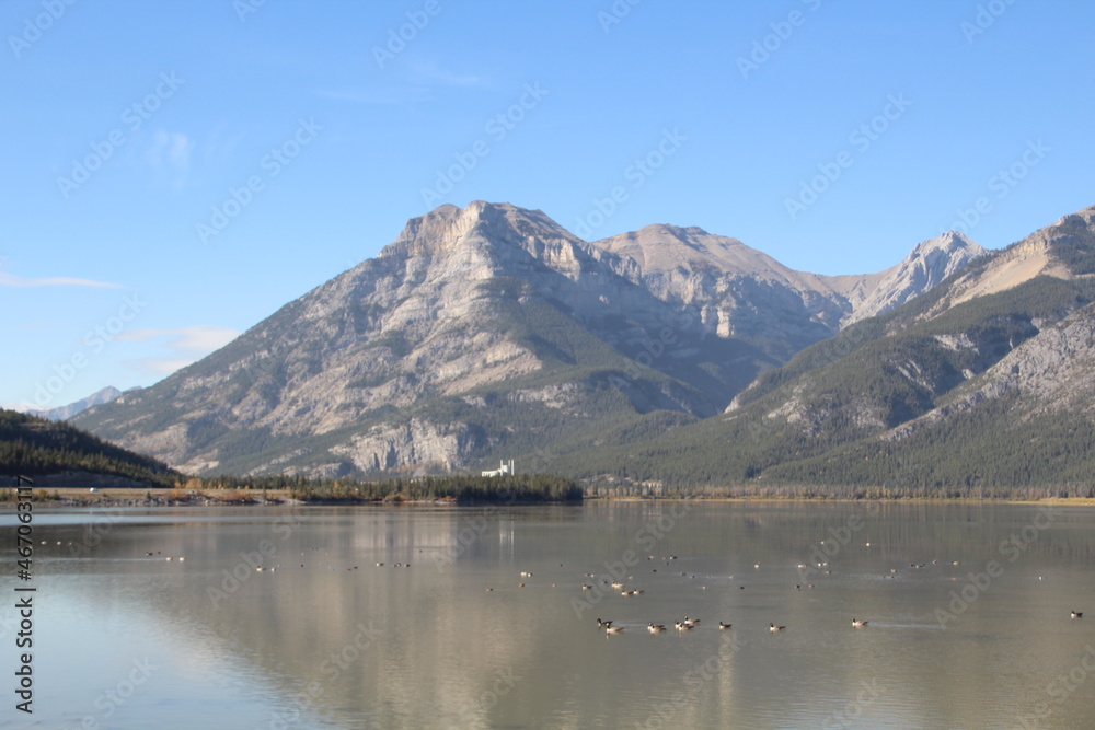 lake in the mountains