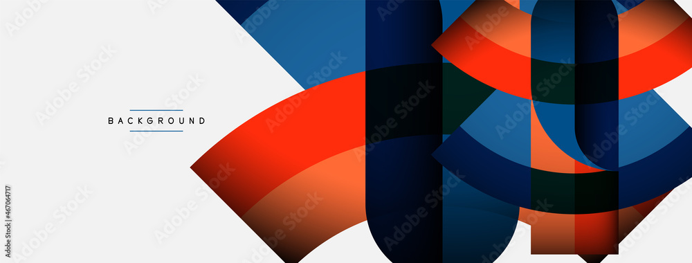 Trendy shapes, color minimal design composition, lines and shadows for wallpaper banner background or landing page Trendy shapes, color minimal design composition, lines and shadows for wallpaper banner background or landing page