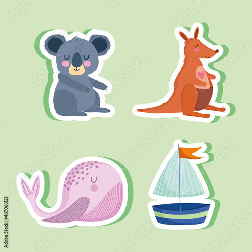 australia animals icons