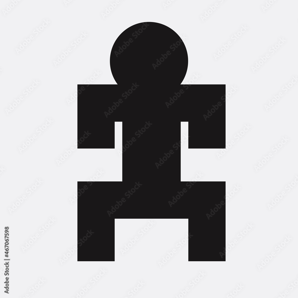 People icon, isolated. Flat design. People icon, isolated. Flat design.