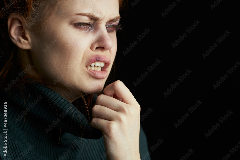crying woman with black eye problems abuse crying woman with black eye problems abuse