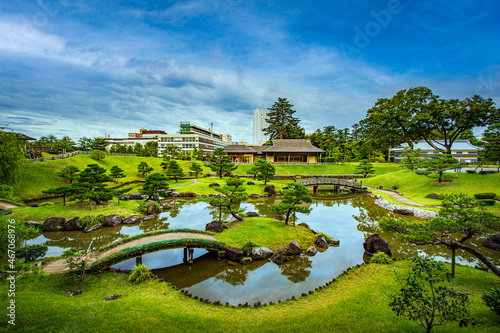 Fototapeta Naklejka Na Ścianę i Meble -  Gyokuseninmaru Garden, Kanazawa