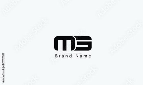 MG GM M G abstract vector logo monogram template