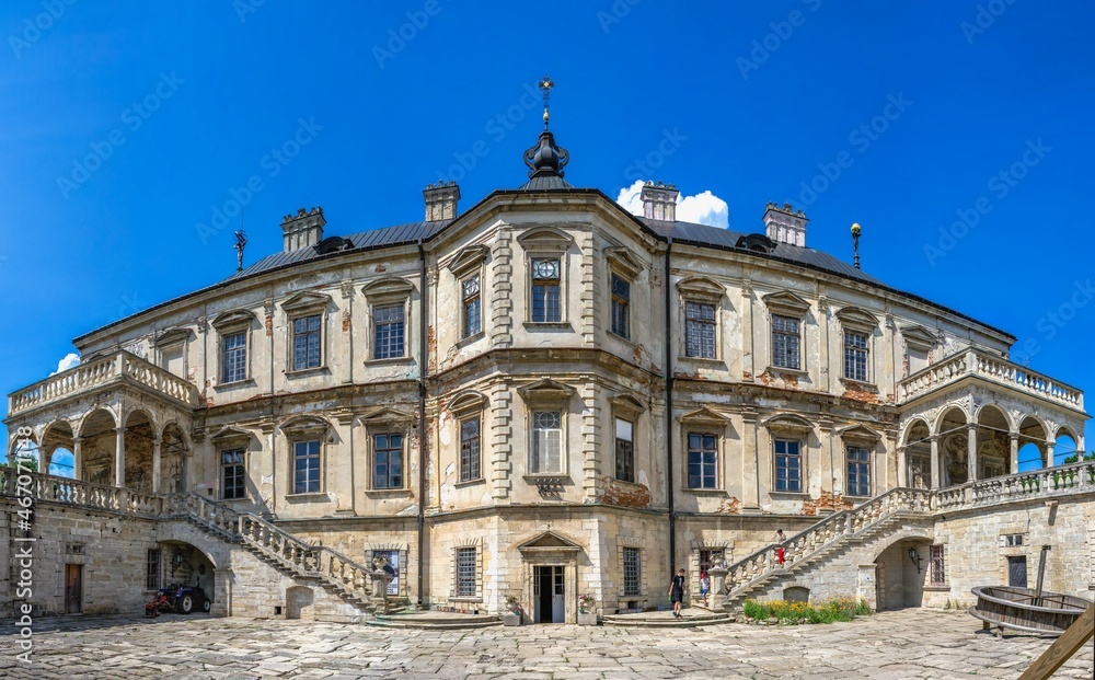 Obraz premium Pidhirtsi Castle in Lviv region of Ukraine