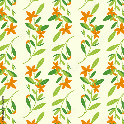 Floral pattern design Premium Vector