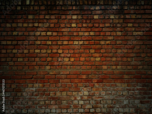 dark wall exterior brick, bricks vignette New York city night club 80s alleyway alley