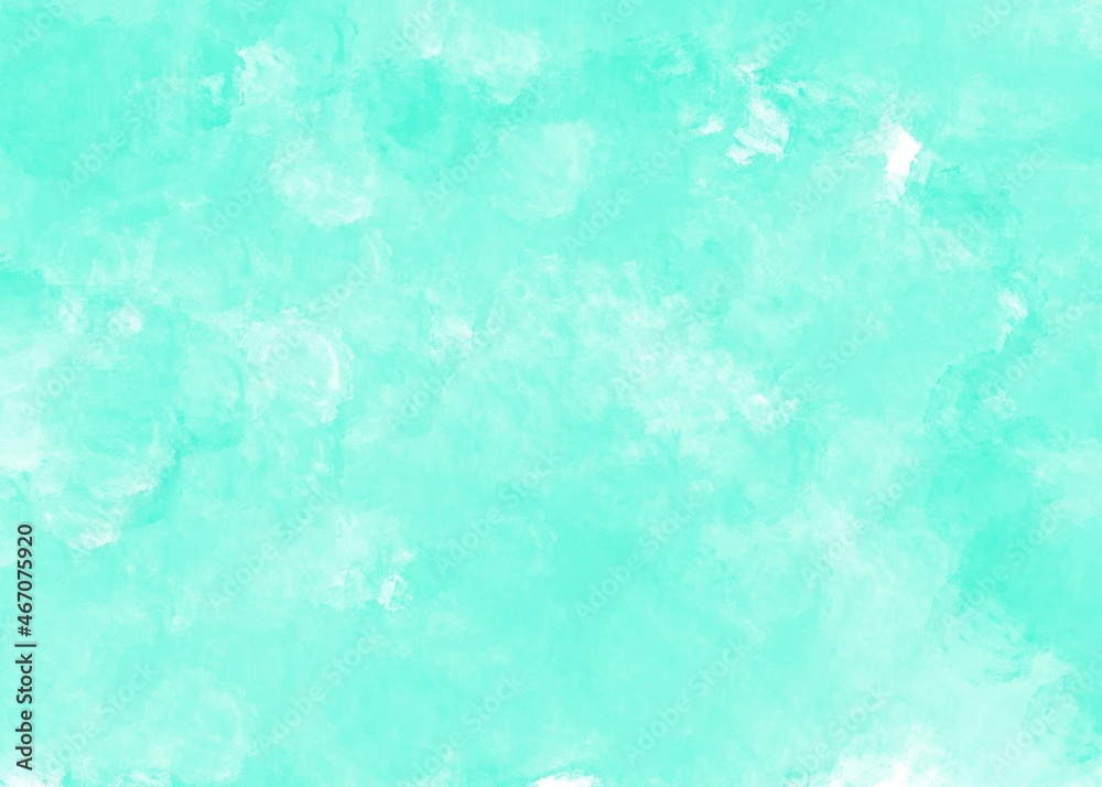 Pastel mint watercolor hand painted background. Wallpaper art Pastel mint watercolor hand painted background. Wallpaper art