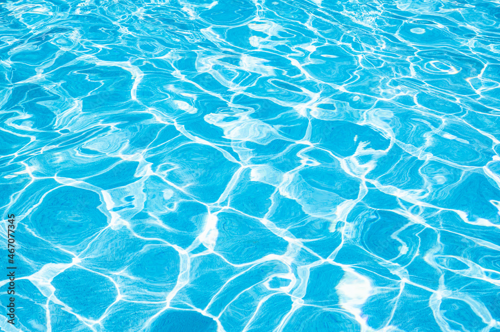 Obraz premium pool blue water background
