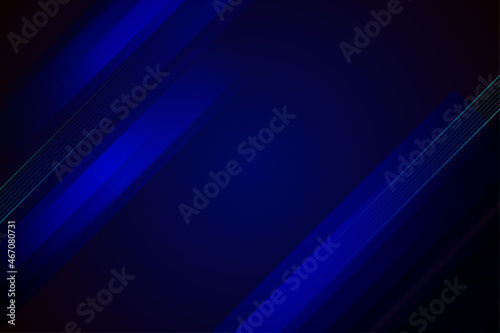 Stylish dark blue abstract striped geometric background © Astira