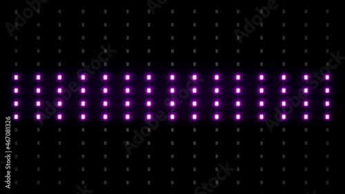 Glowing Purple Dot LED Light