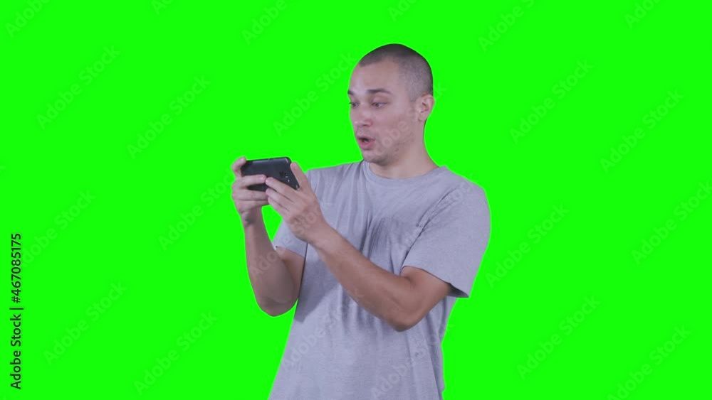 Man mock somebody while playing online video game Man mock somebody while playing online video game