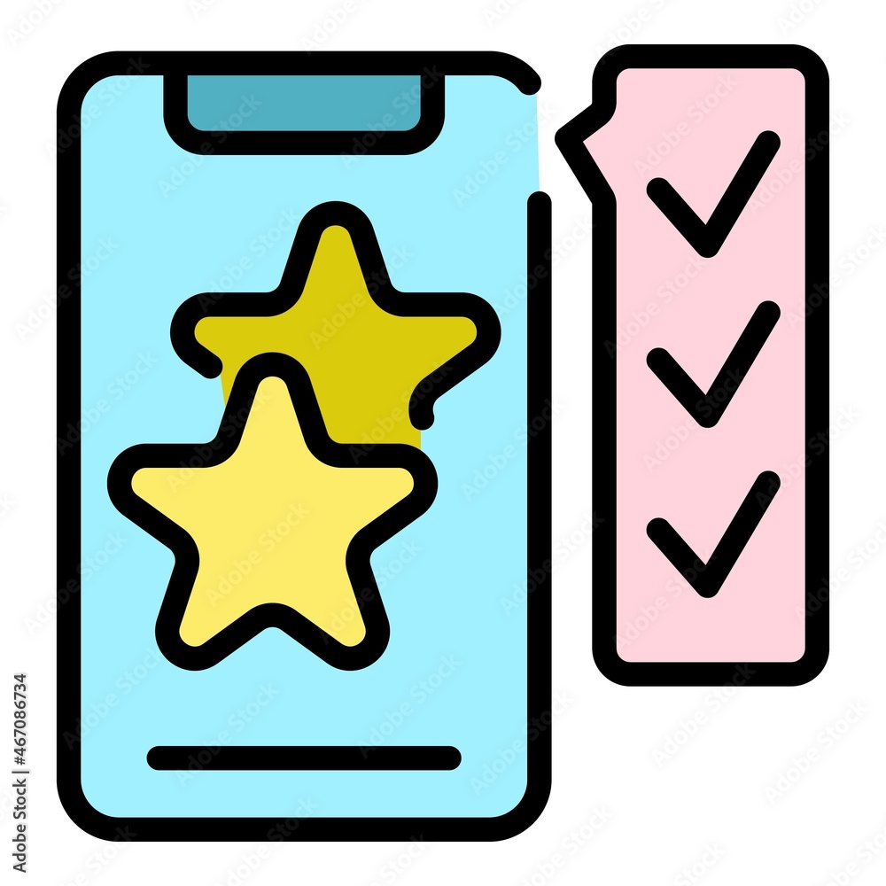 Bonus smartphone icon. Outline bonus smartphone vector icon color flat isolated Bonus smartphone icon. Outline bonus smartphone vector icon color flat isolated