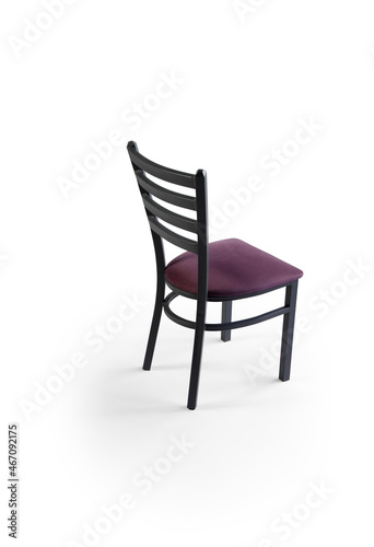 Dining chair isolated on white background