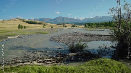 mountain river in Altai
