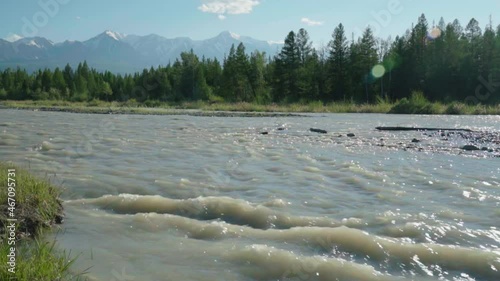 mountain river in Altai