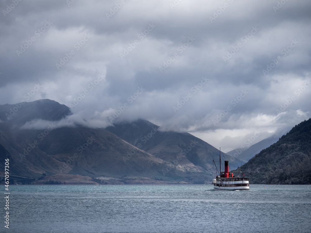 New Zealand - Queenstown - The steamer New Zealand - Queenstown - The steamer