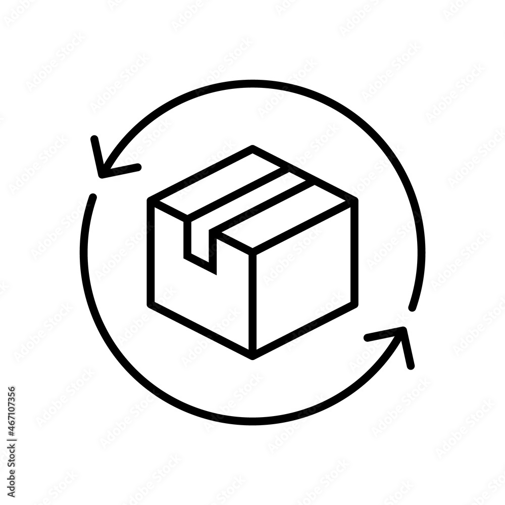 shipping box clipart