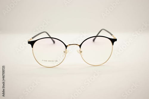 eyeglass on a white background