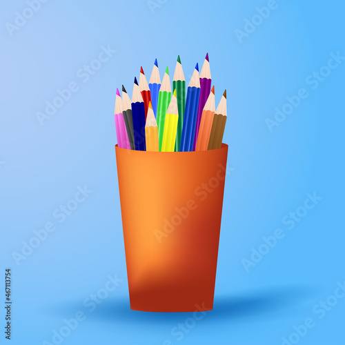 pencils in a cup