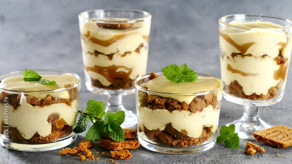 tiramisu with cream and biscuit tiramisu with cream and biscuit