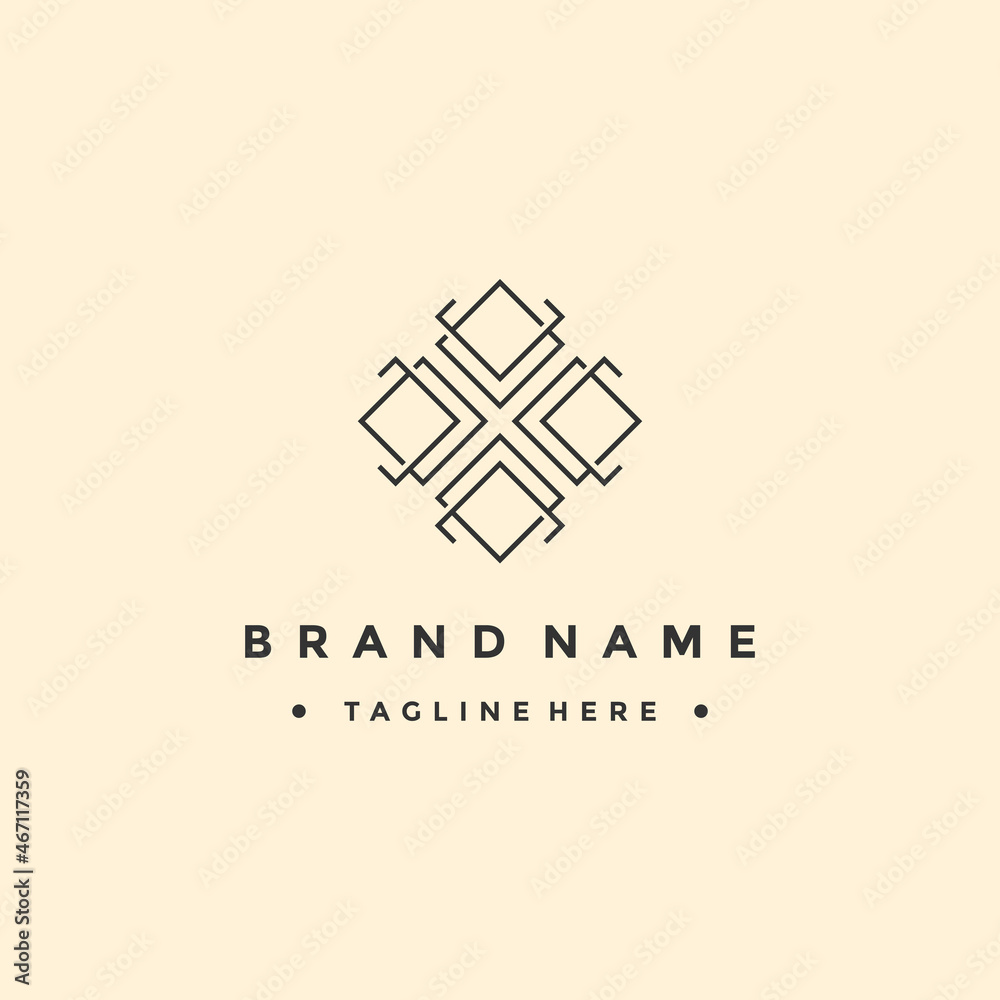 flower logo abstract design vector template flower logo abstract design vector template