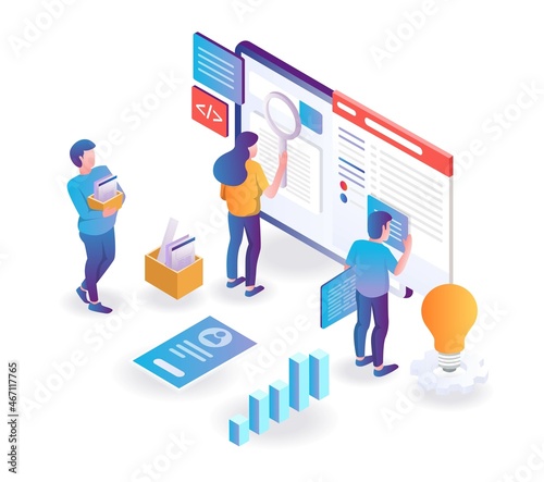 Blog web app smartphone developer and seo optimization