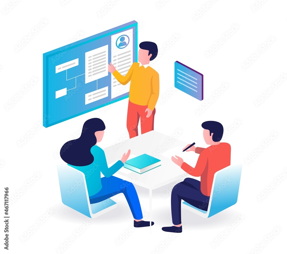 the work team holds a meeting to make a concept of work the work team holds a meeting to make a concept of work