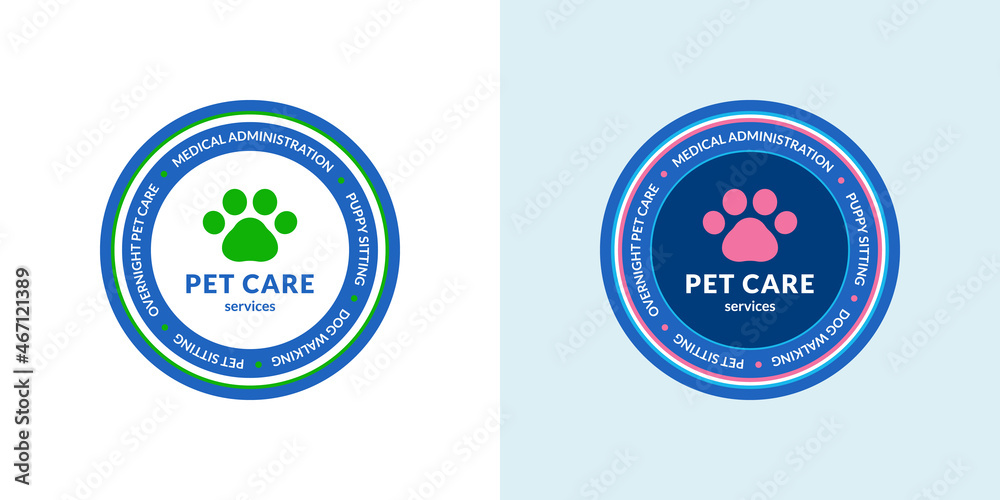 Pet care services chevron Pet care services chevron