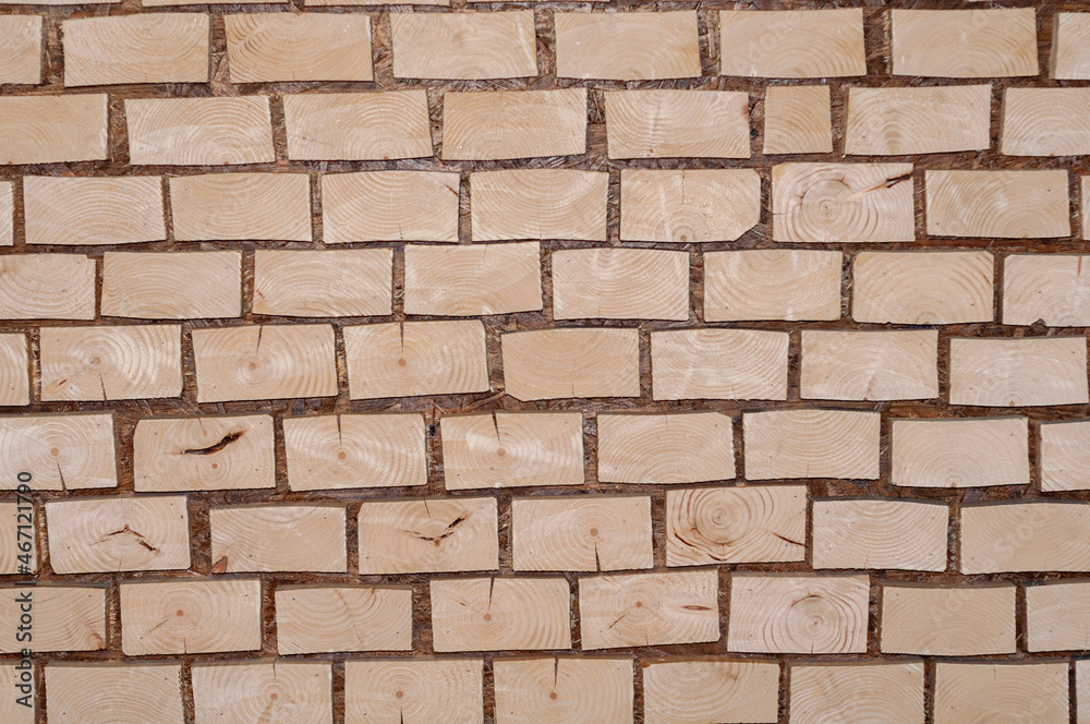 Wooden texture background, chopped pieces of wood, rough wooden surface Wooden texture background, chopped pieces of wood, rough wooden surface